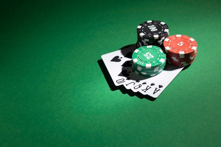 Ilustrasi konsep responsible gaming dengan simbol keseimbangan dan kendali diri dalam bermain digital